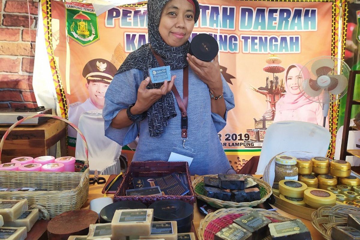Kosmetik Kopi asli Lampung Tengah hadir di Festival Kopi Lampung