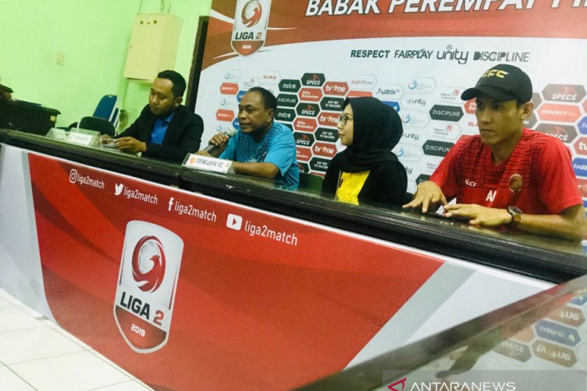 Delapan besar Liga 2: Sriwijaya FC tak anggap remeh lawan