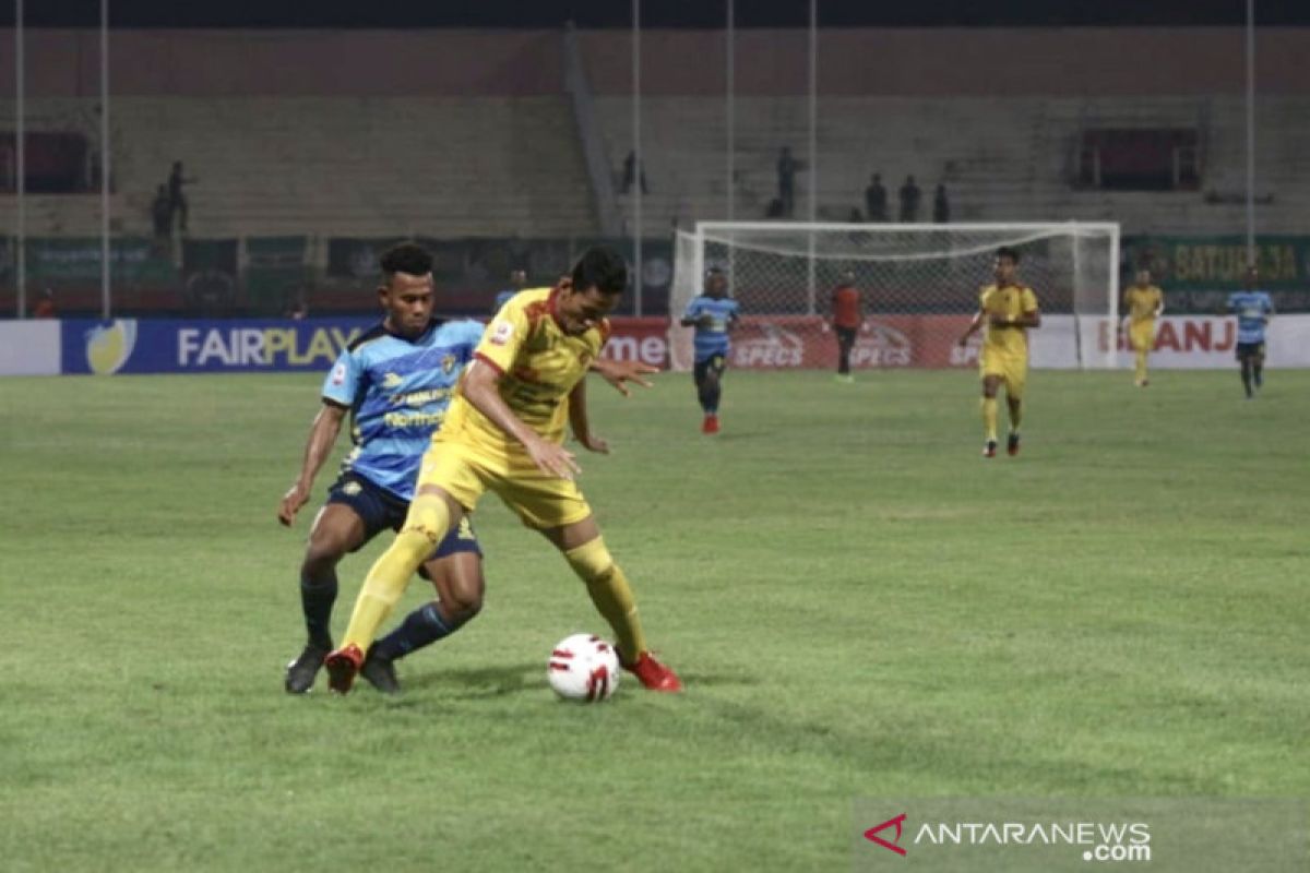 Pelatih Sriwijaya FC tetap  evaluasi tim meski menang atas Persewar
