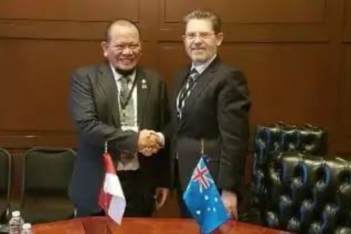 Bertemu Senat Australia, Ketua DPD RI La Nyalla Mattalitti tegaskan integritas Papua