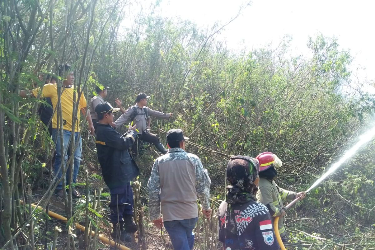 Delapan hektare hutan di Nyalindung Sukabumi terbakar