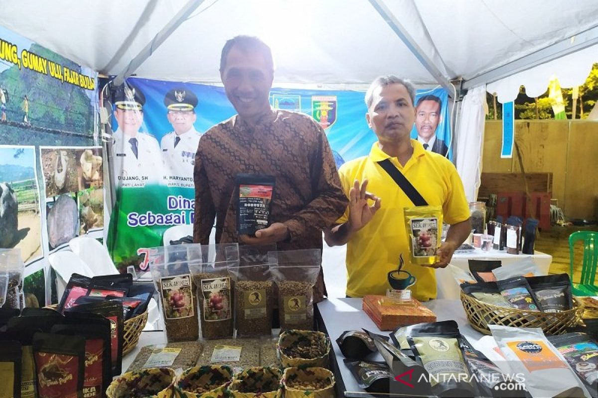 Kopi organik Lahat diperkenalkan di Festival Kopi Lampung