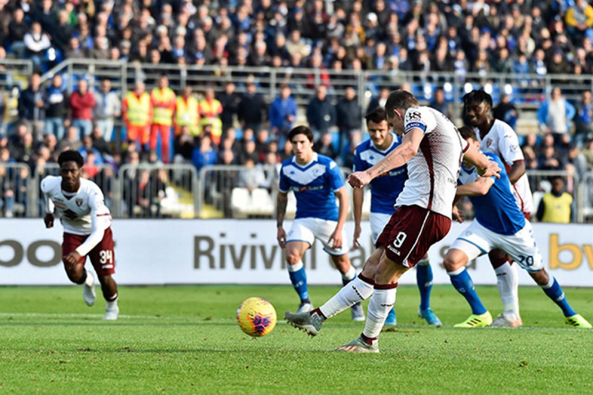 Hasil Liga Italia: Torino rusak debut Grosso sebagai pelatih Brescia