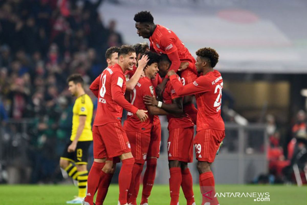 Bayern pukul Dortmund empat gol tanpa balas pada Der Klassiker