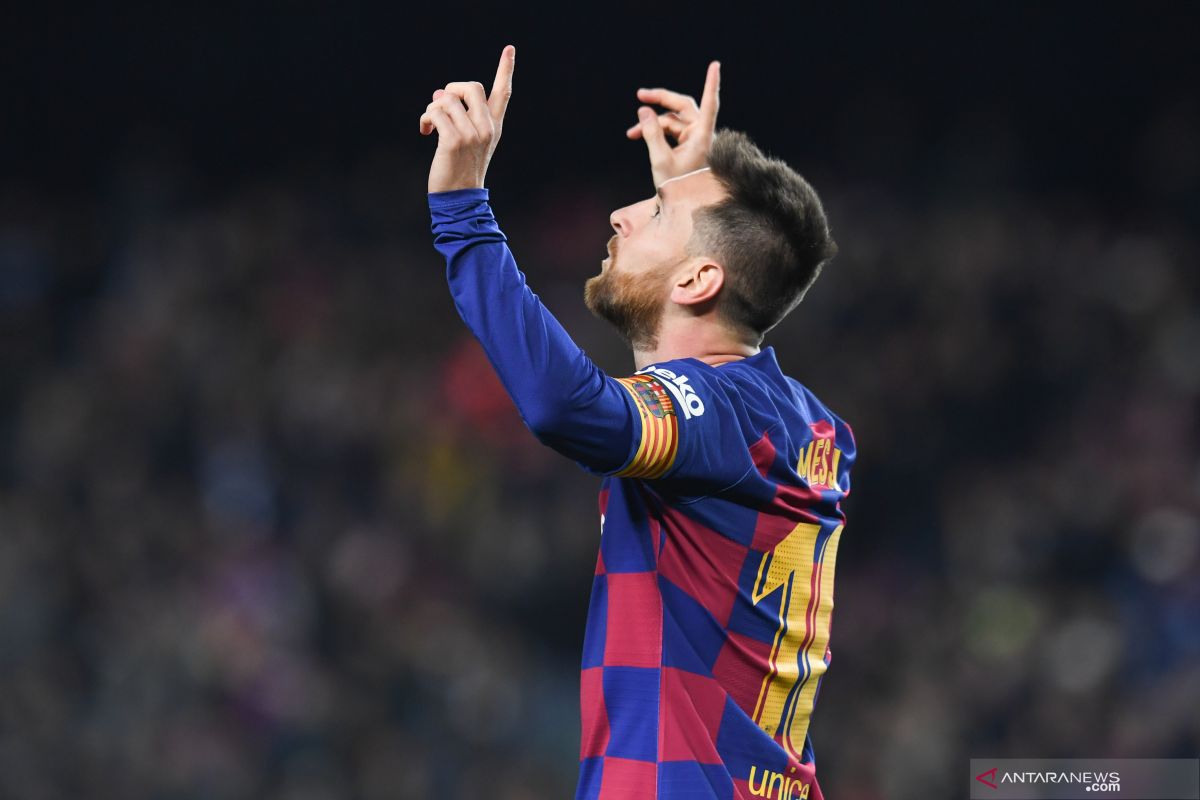 Valverde akui sulit untuk tidak bergantung kepada Messi
