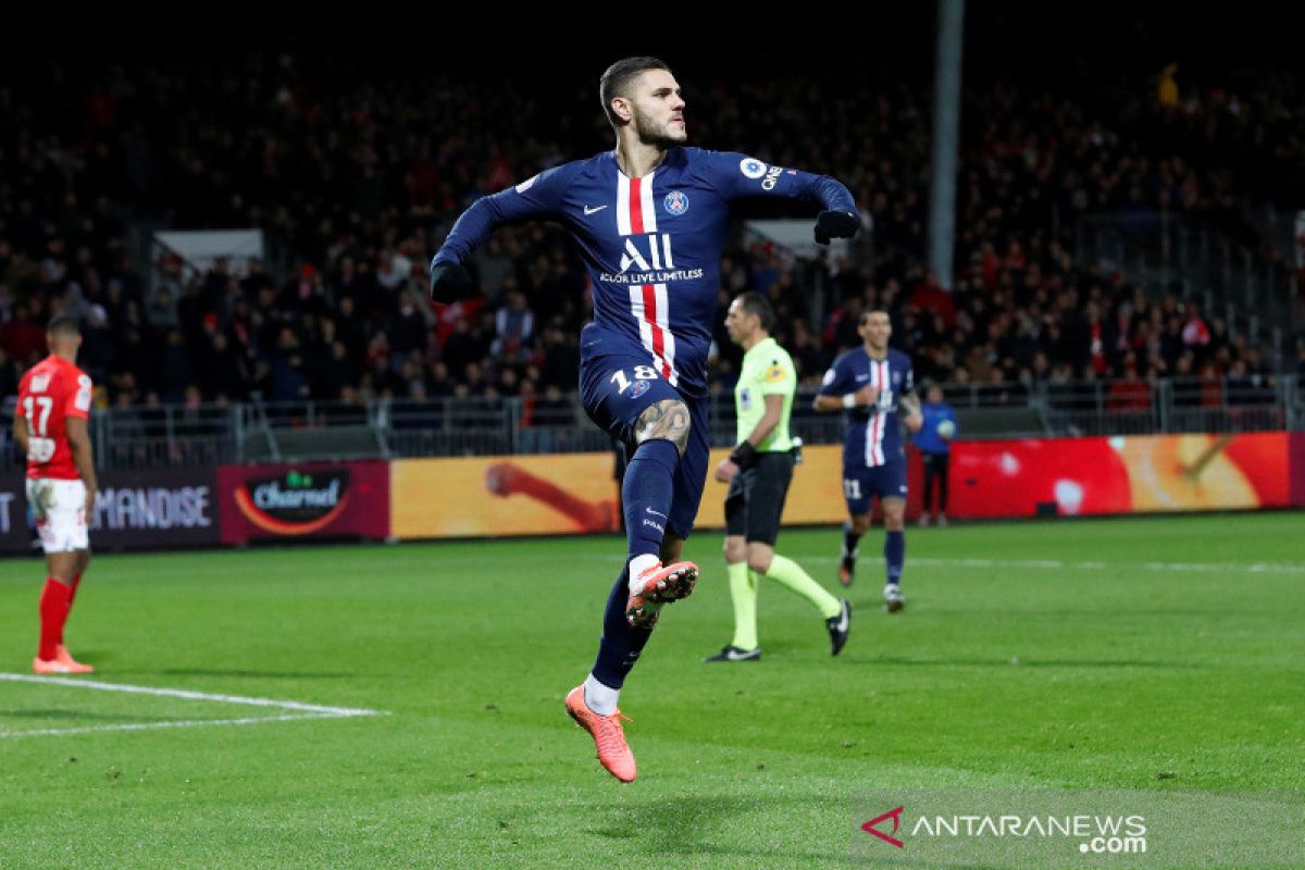 Liga Prancis, Icardi kunci tiga poin PSG dari Brest