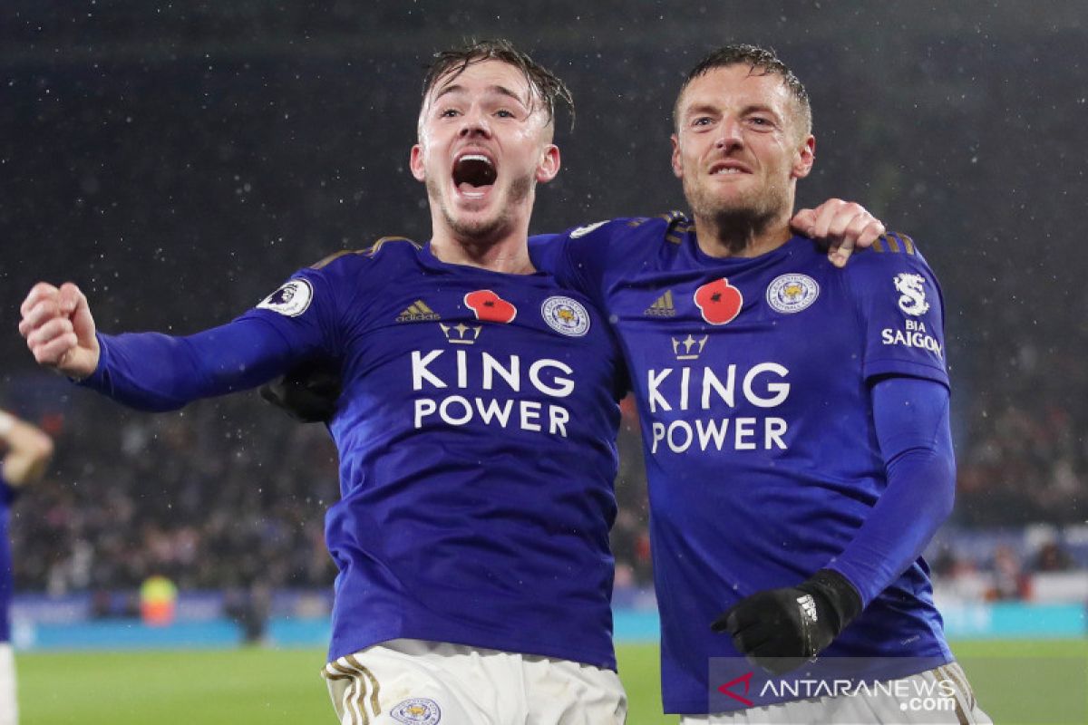 Leicester kalahkan Arsenal demi rebut posisi kedua Liga Inggris