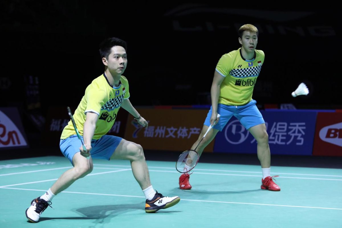 Marcus/Kevin ke semi final dampingi Hendra/Ahsan