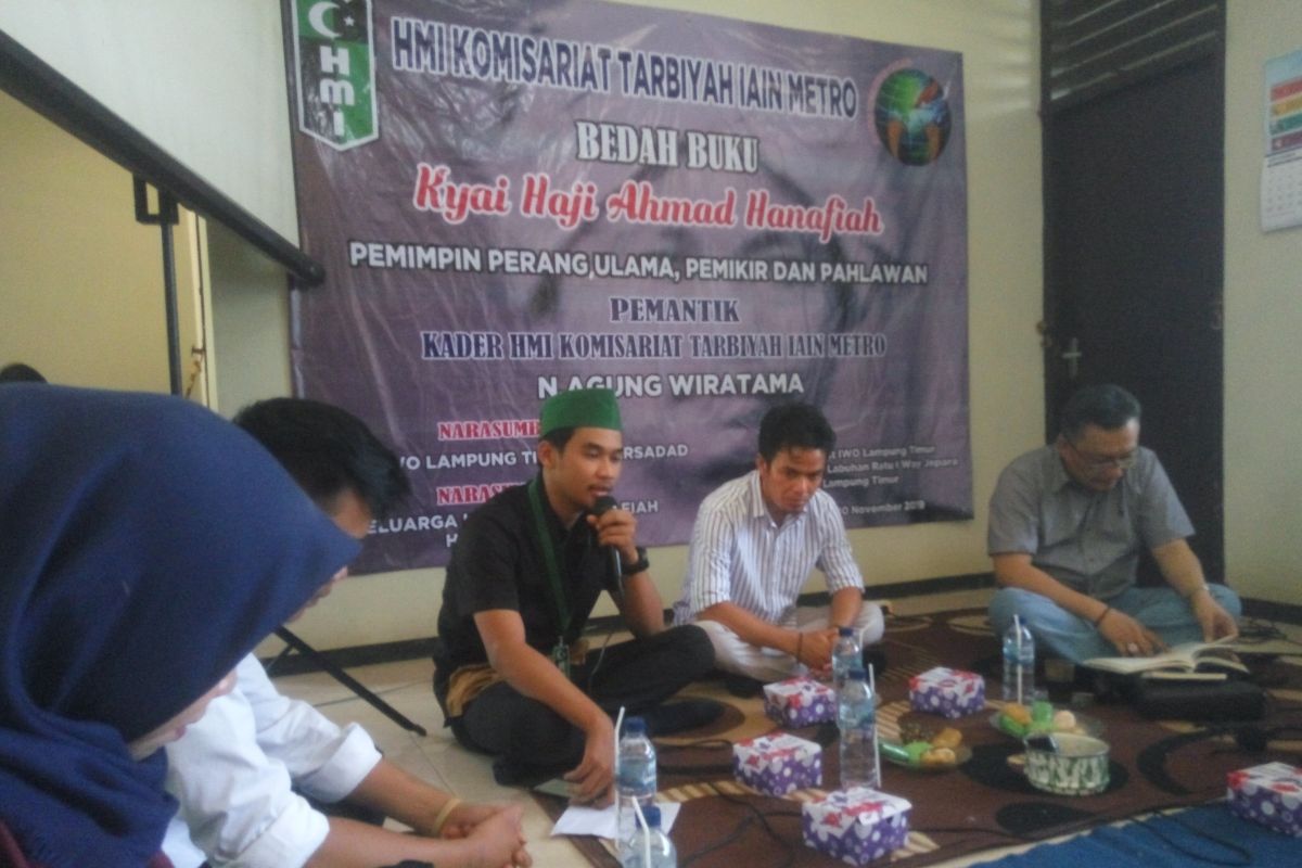 HMI Lampung Timur gelar bedah buku KH Hanafiah