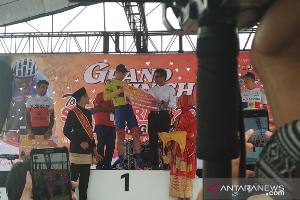 Jesse Ewart raih  juara Tour de Singkarak 2019