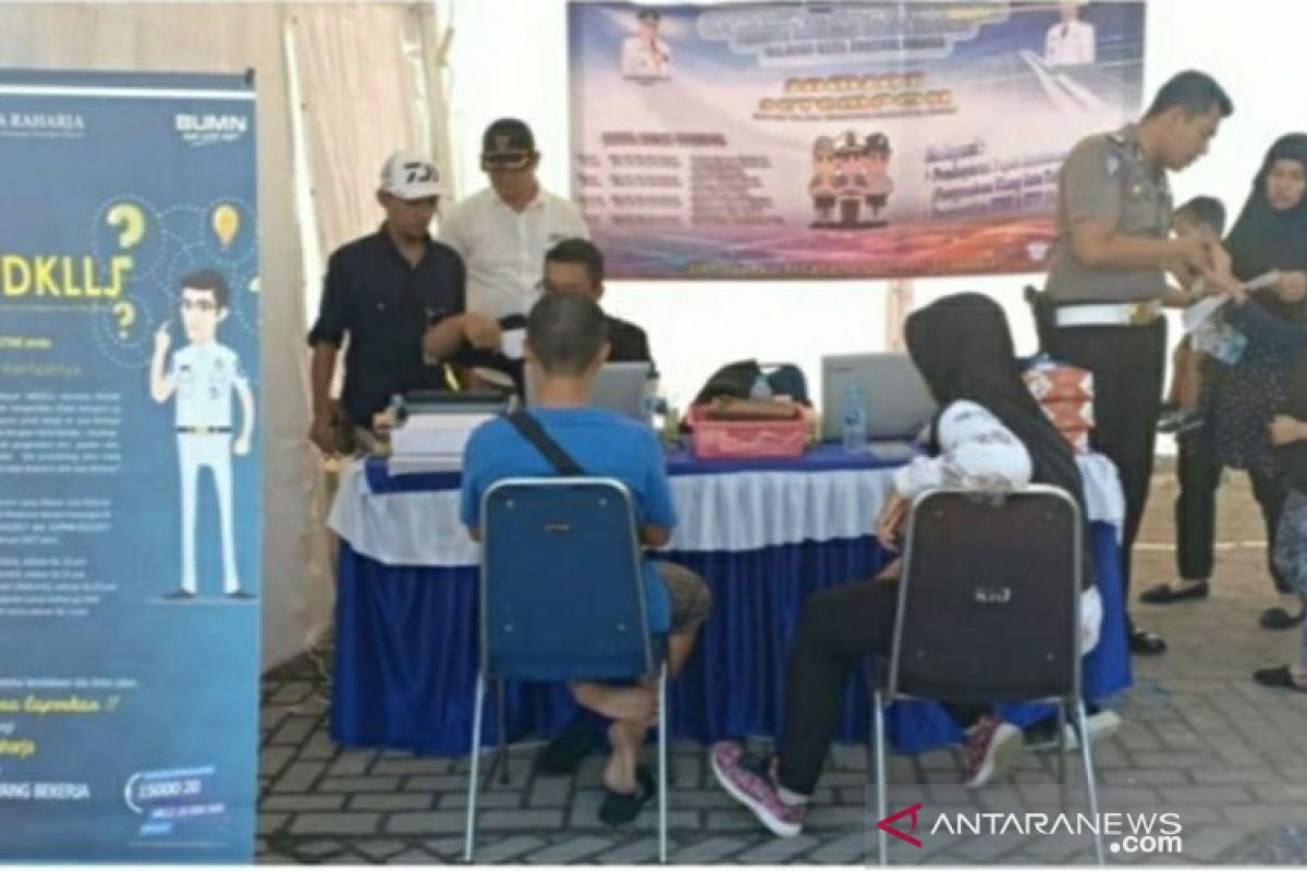 Jasa Raharja Babel gelar samsat setempoh di Taman Merdeka