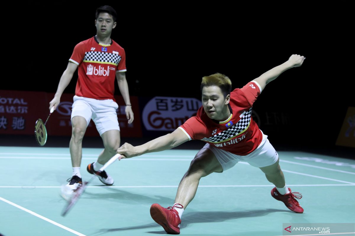 Marcus/Kevin menang mudah di Hong Kong Open