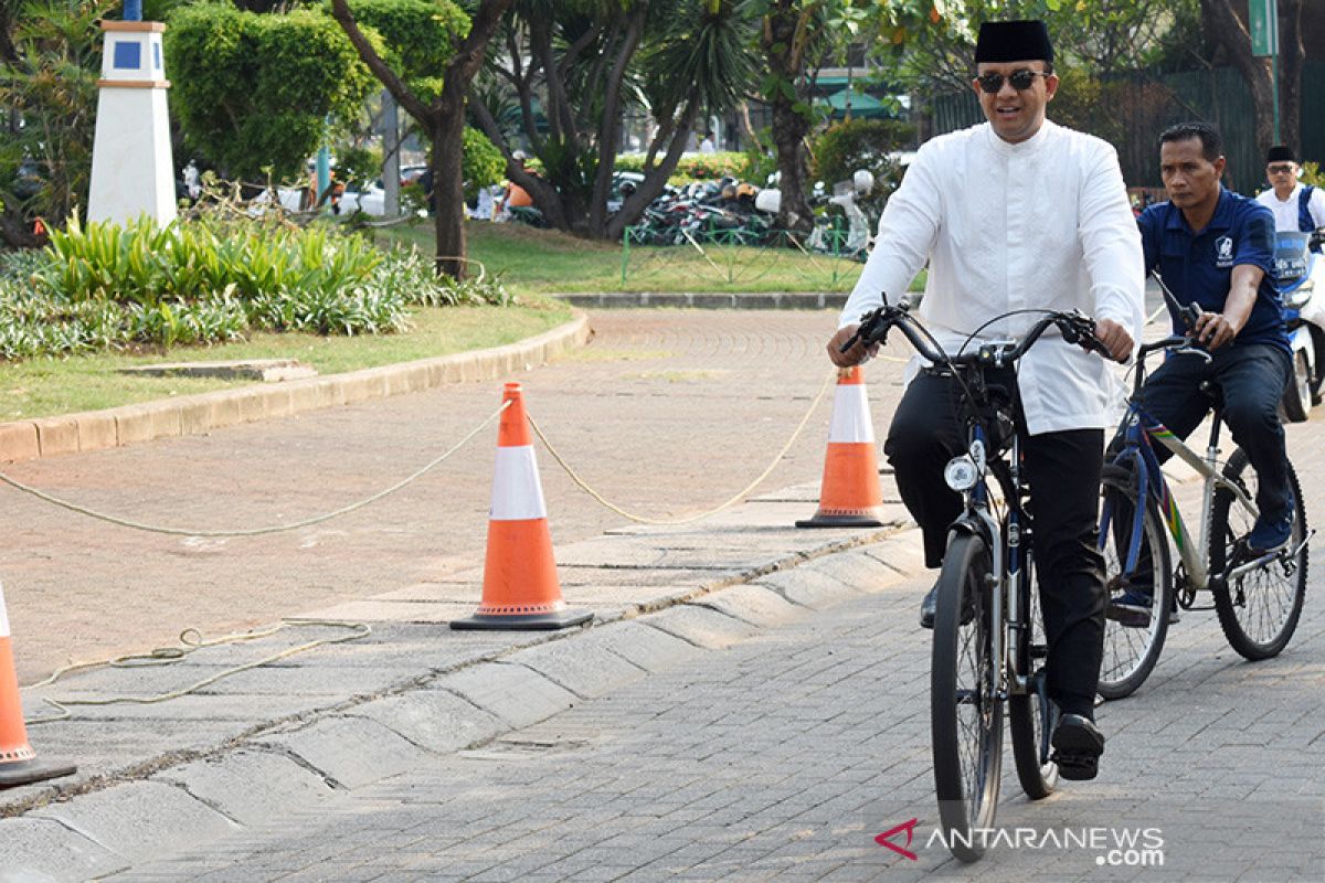 Kendati ditemukan pelanggaran, Anies lanjutkan CFD di 32 titik