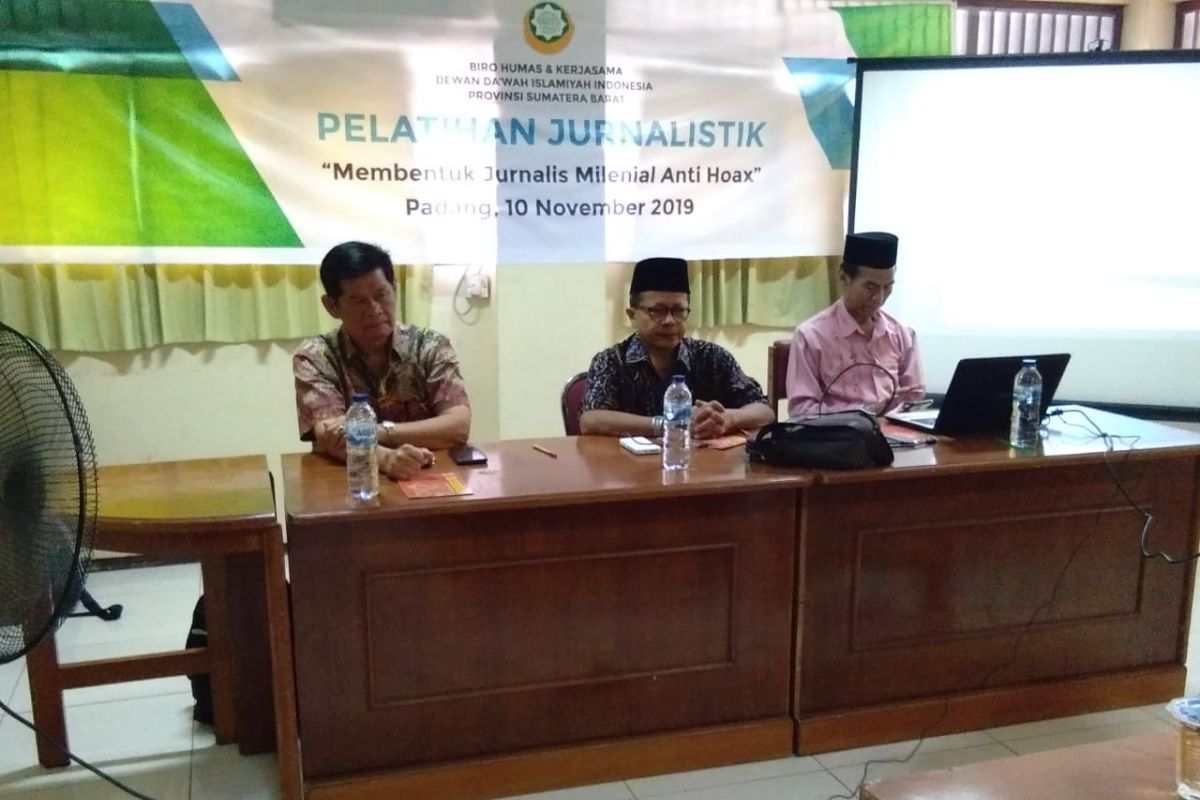 Dewan Da'wah Sumbar gelar Pelatihan Jurnalistik untuk mahasiswa