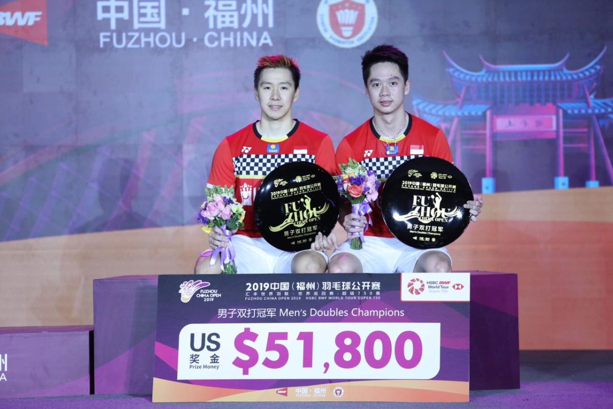 Juara China Open empat kali beruntun, Marcus/Kevin merasa luar biasa