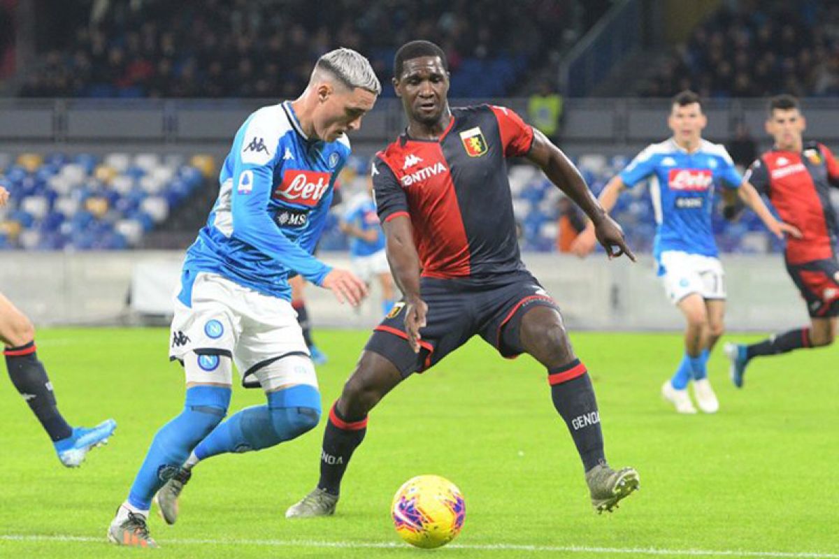 Napoli gagal raih poin penuh saat menjamu Bologna