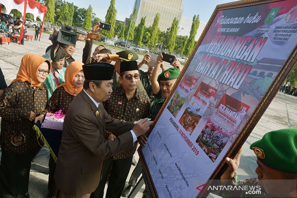 Komik sejarah perjuangan rakyat Riau diluncurkan di Hari Pahlawan, begini penjelasannya