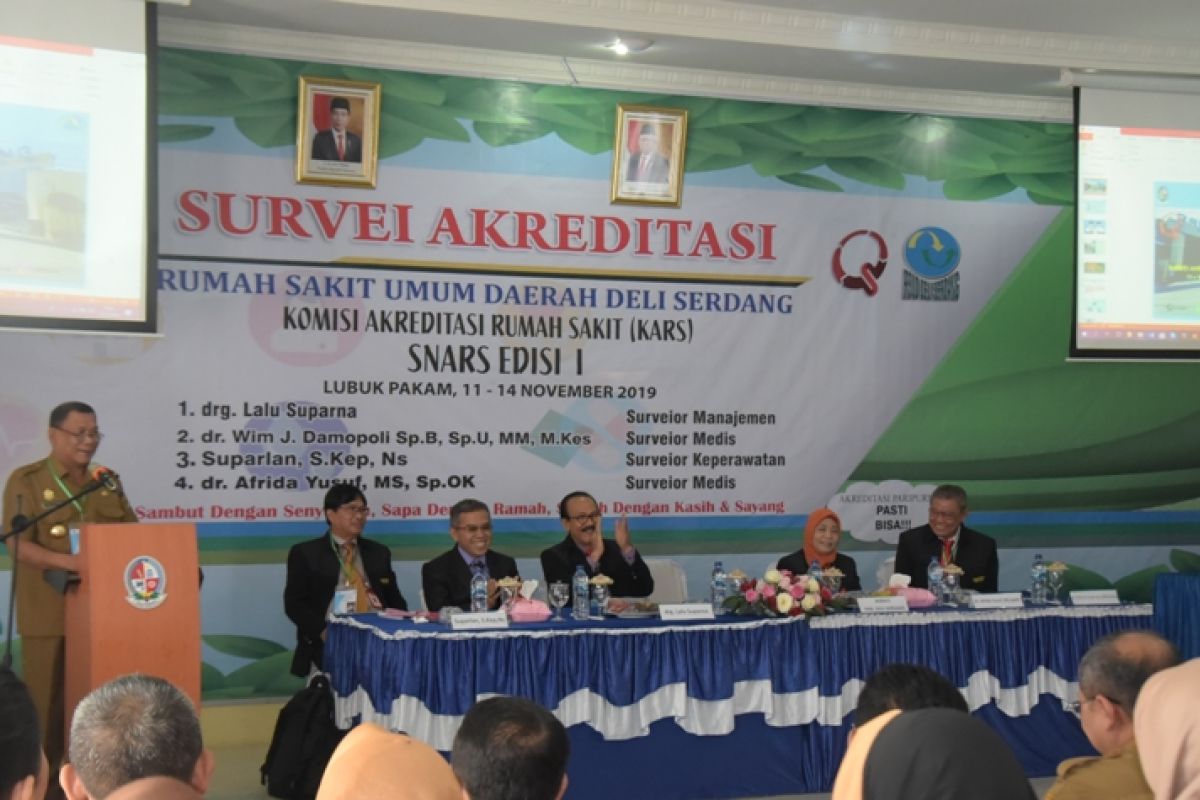 KARS lakukan akreditasi terhadap RSUD Deliserdang