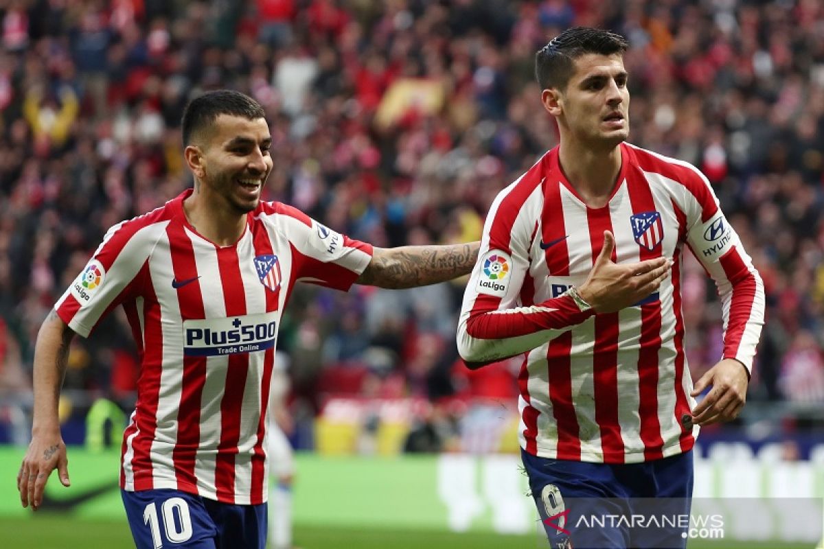 Hasil Liga Spanyol: Atletico naik posisi ketiga usai atasi Espanyol 3-1