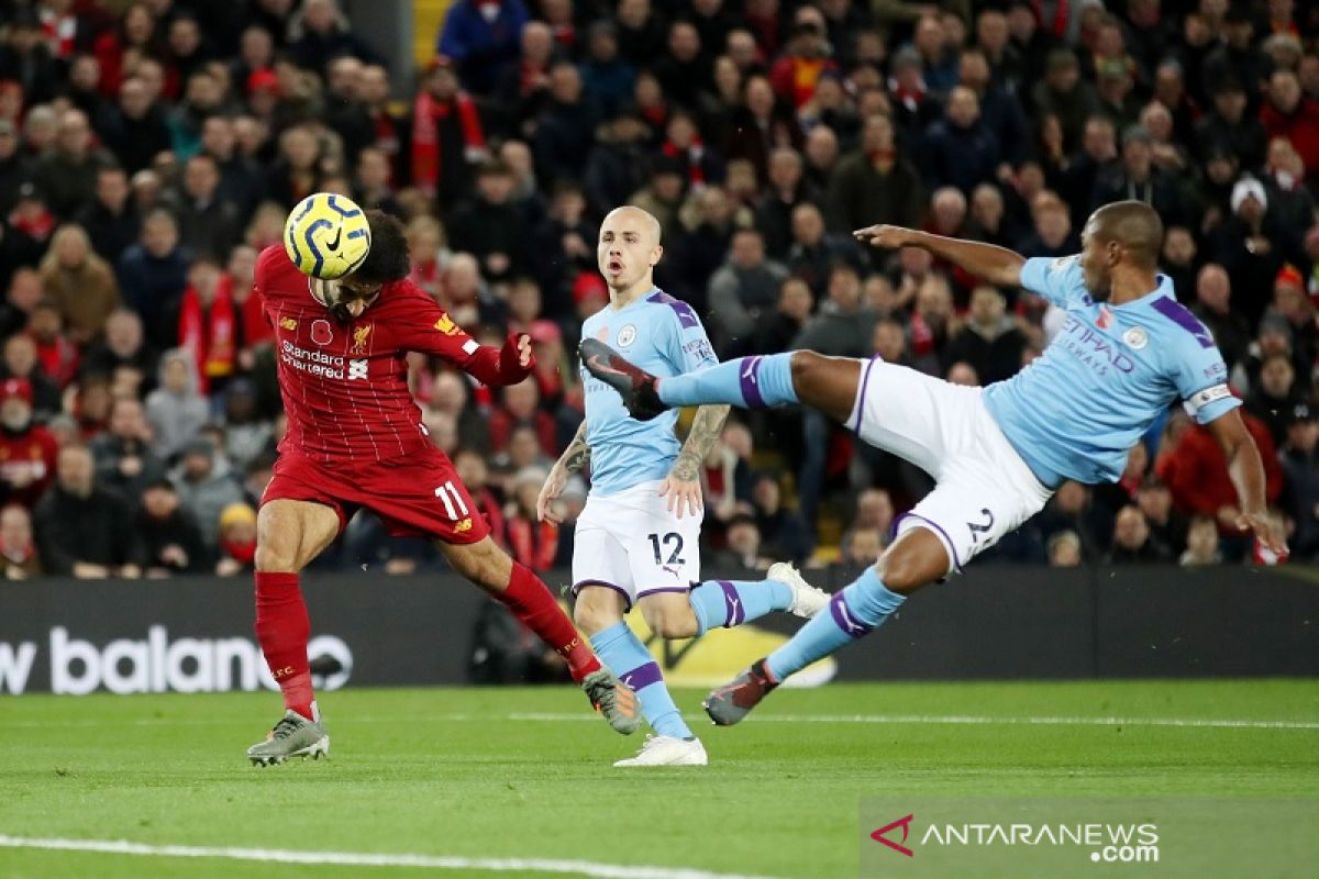 Liverpool menang 3-1 atas Manchester City, Salah dan Sadio Mane berjasa