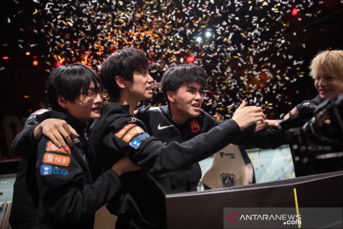 Tim China bungkam Eropa untuk juarai League of Legends World Cup