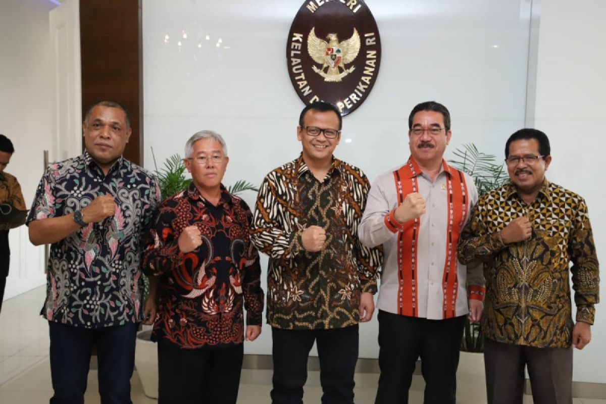 Menteri Edhy tampung masukan tiga bupati dari Indonesia bagian timur