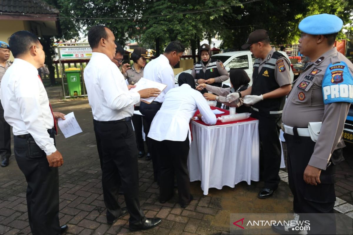 10 personel Polda Sumut terindikasi positif narkoba