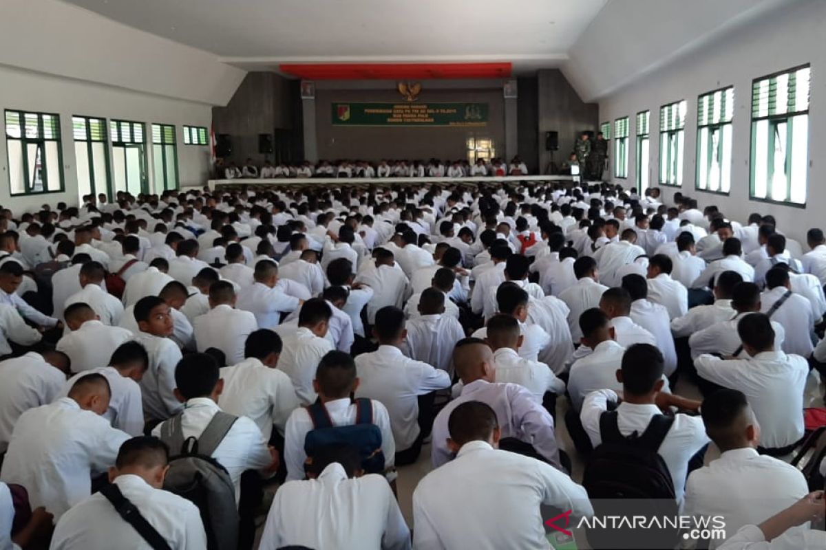 666 calon prajurit TNI AD asal Sulteng siap bersaing seleksi tahap dua.