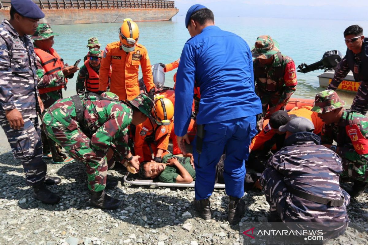 Korem gelar latihan bersama tentang penanggulangan bencana alam