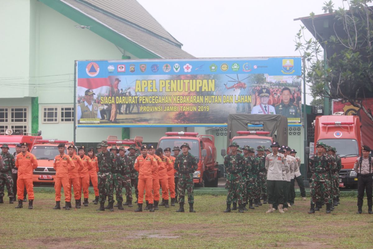 Status siaga darurat karhutla Jambi berakhir