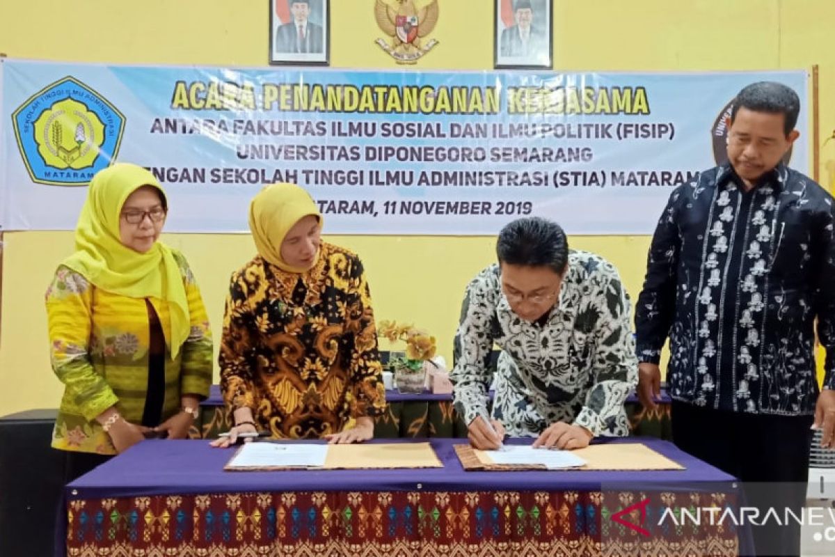 Universitas Diponegoro-STIA Mataram meningkatkan kualitas SDM