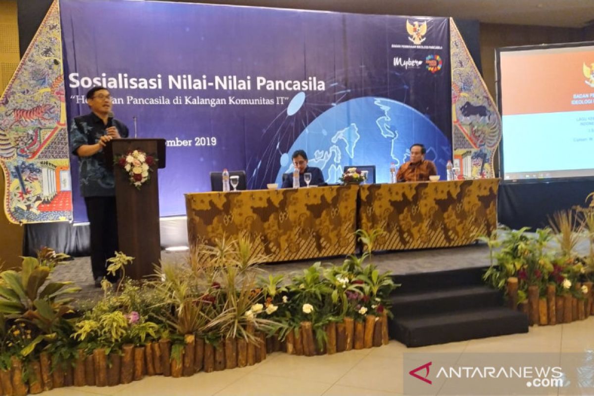 BPIP ajak komunitas IT gelorakan nilai-nilai Pancasila