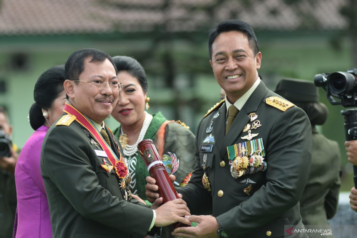 KSAD lepas 172 perwira tinggi TNI-AD purnatugas