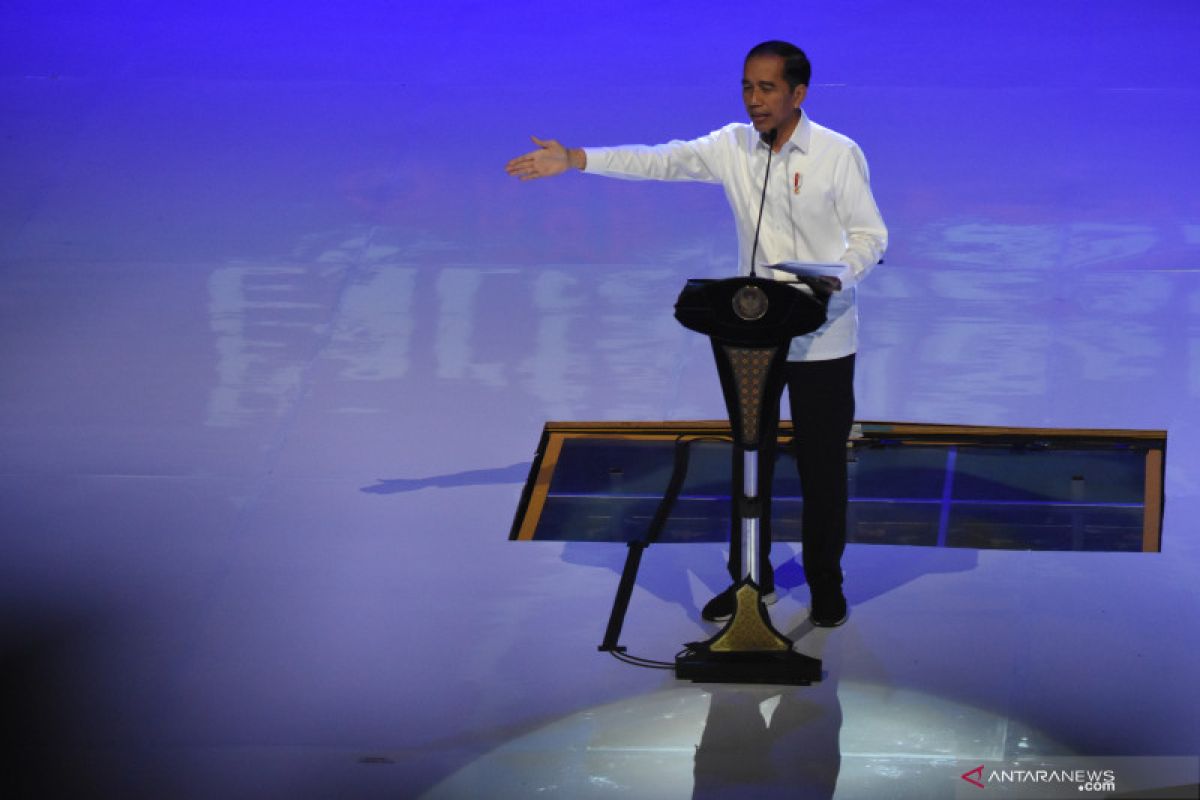 Jokowi tegaskan partai koalisi pemerintah rukun