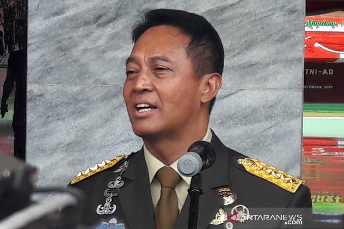 Jenderal TNI Andika lepas 172 perwira tinggi TNI-AD purnatugas