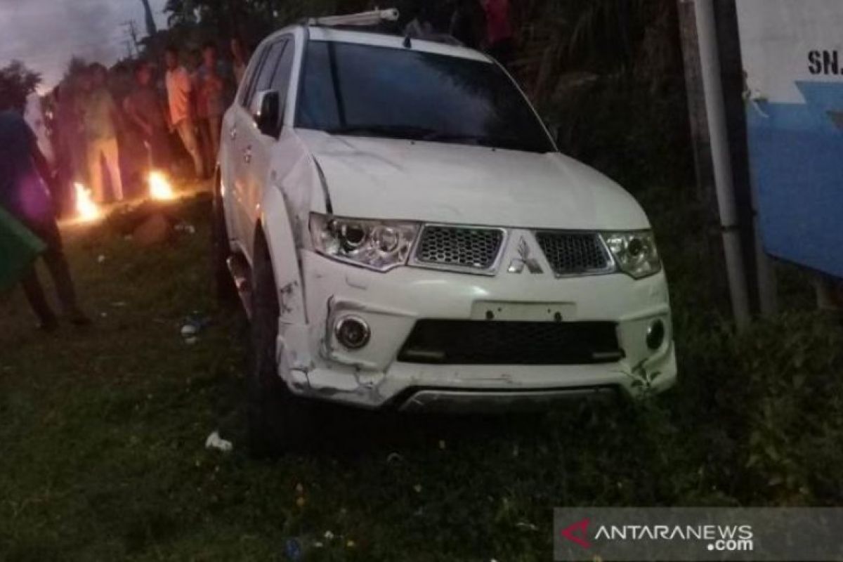 Mobil anggota dewan tabrak pelajar, korban mengalami patah di kaki