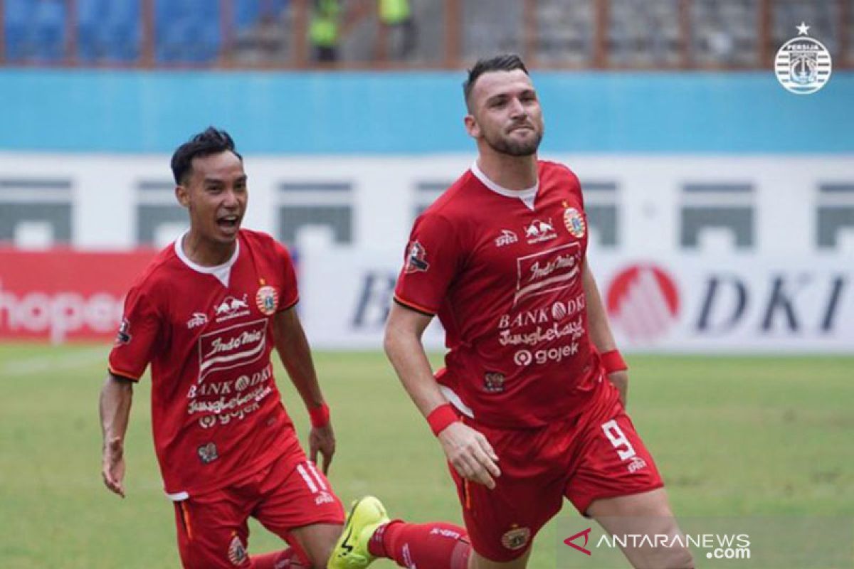 Dua gol Simic bawa Persija unggul atas Borneo di babak pertama