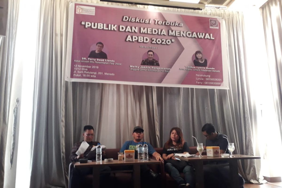 AJI Manado gelar diskusi publik jelang penepatan APBD 2020