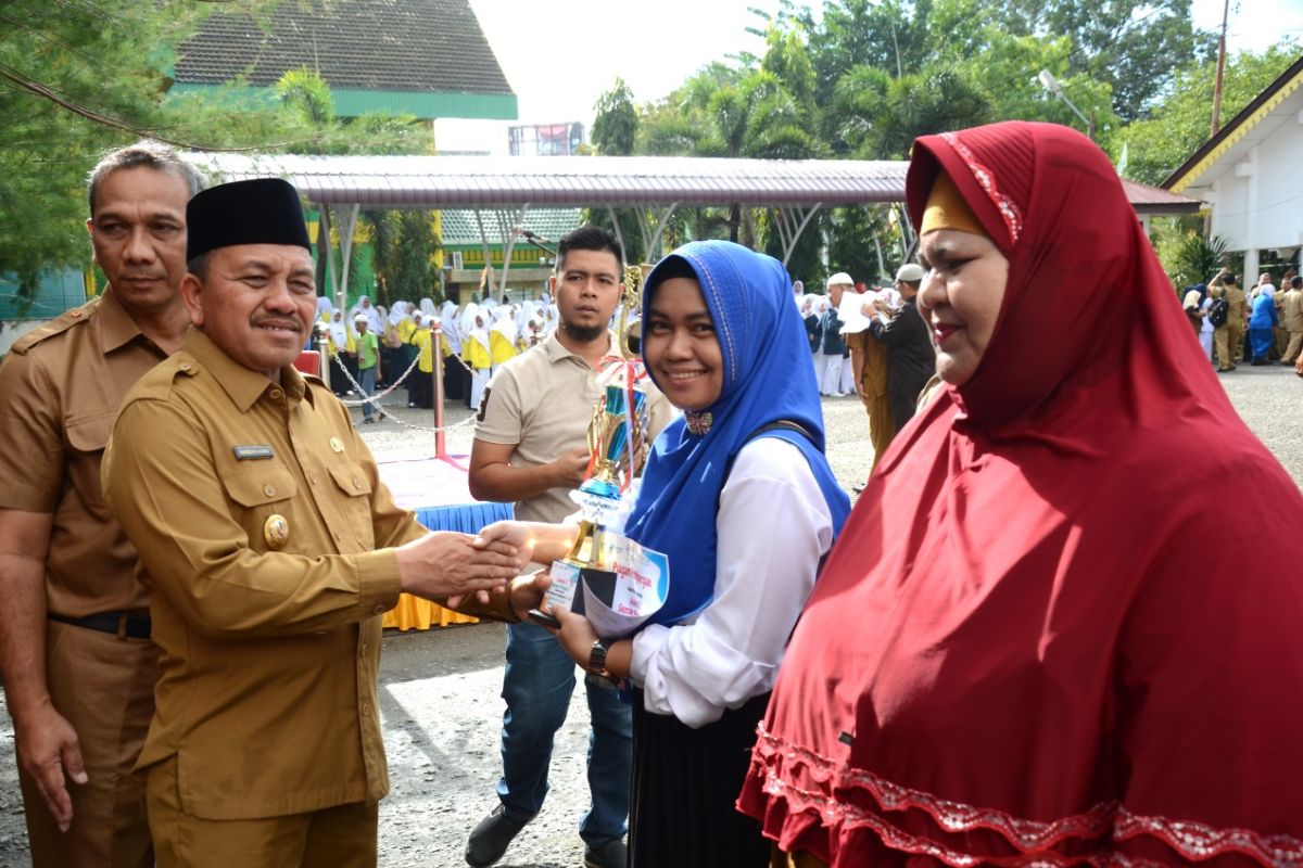 Marzuki Hamid Pimpin Upacara Hari Kesehatan Ke-55 di Langsa