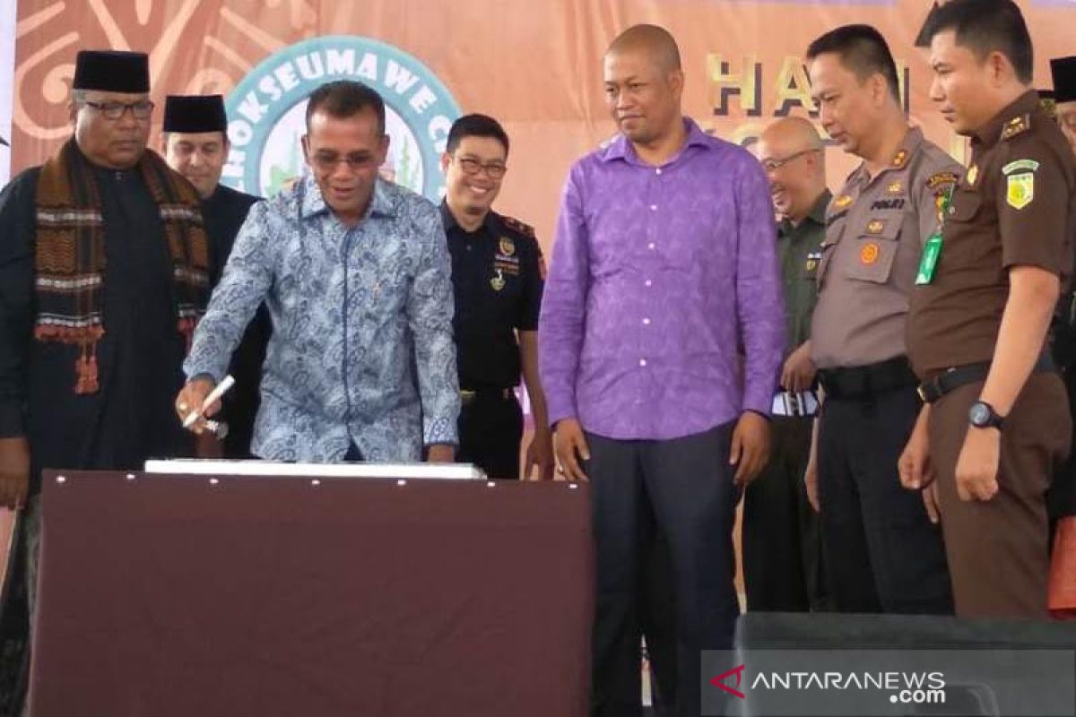 Walikota resmi membuka Lhokseumawe City Expo 2019