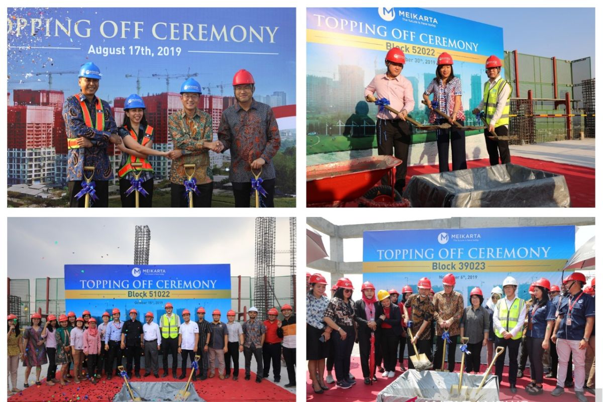 Meikarta rampungkan pekerjaan atap 10 tower di November 2019