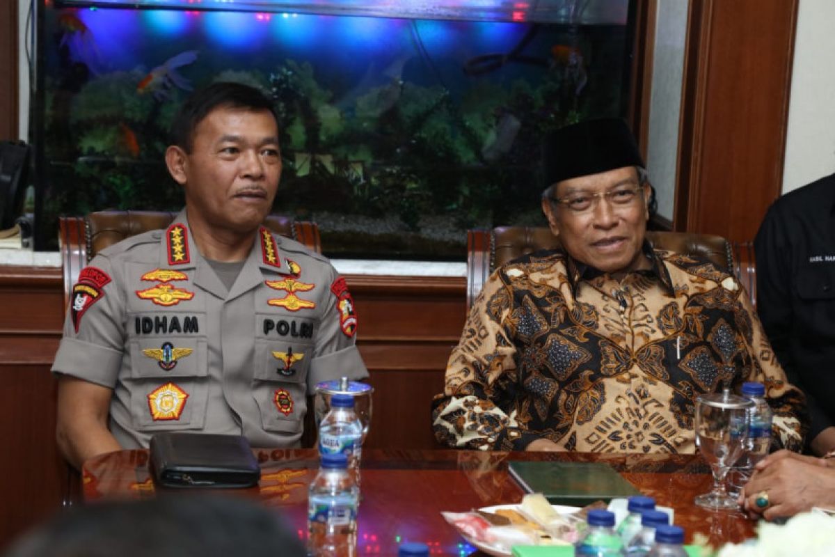 Kapolri Idham Azis sambangi PBNU perkuat silaturahim