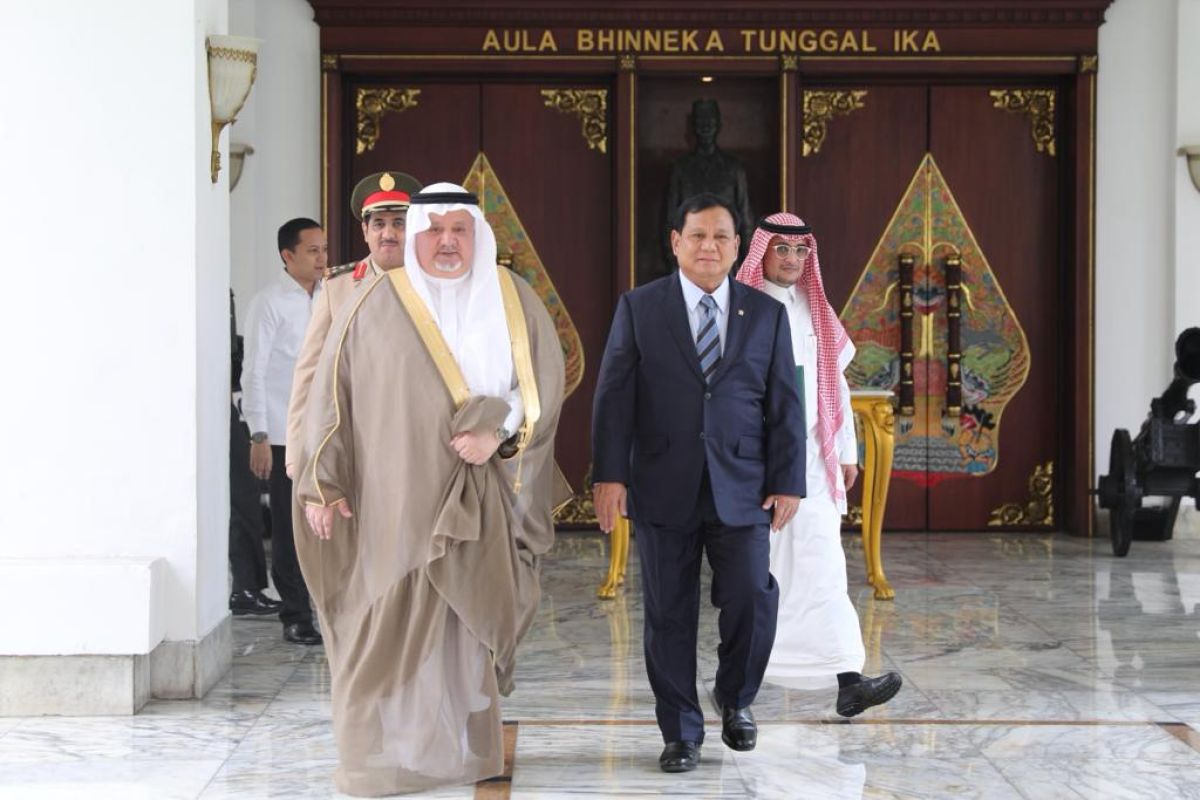 Menhan Prabowo terima kunjungan Dubes AS dan Dubes Arab Saudi