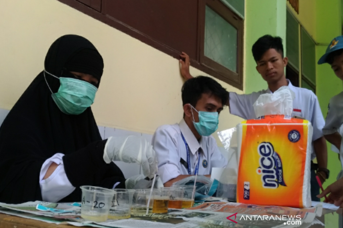 BNN Sultra lakukan tes urine siswa SMAS Satria Kendari