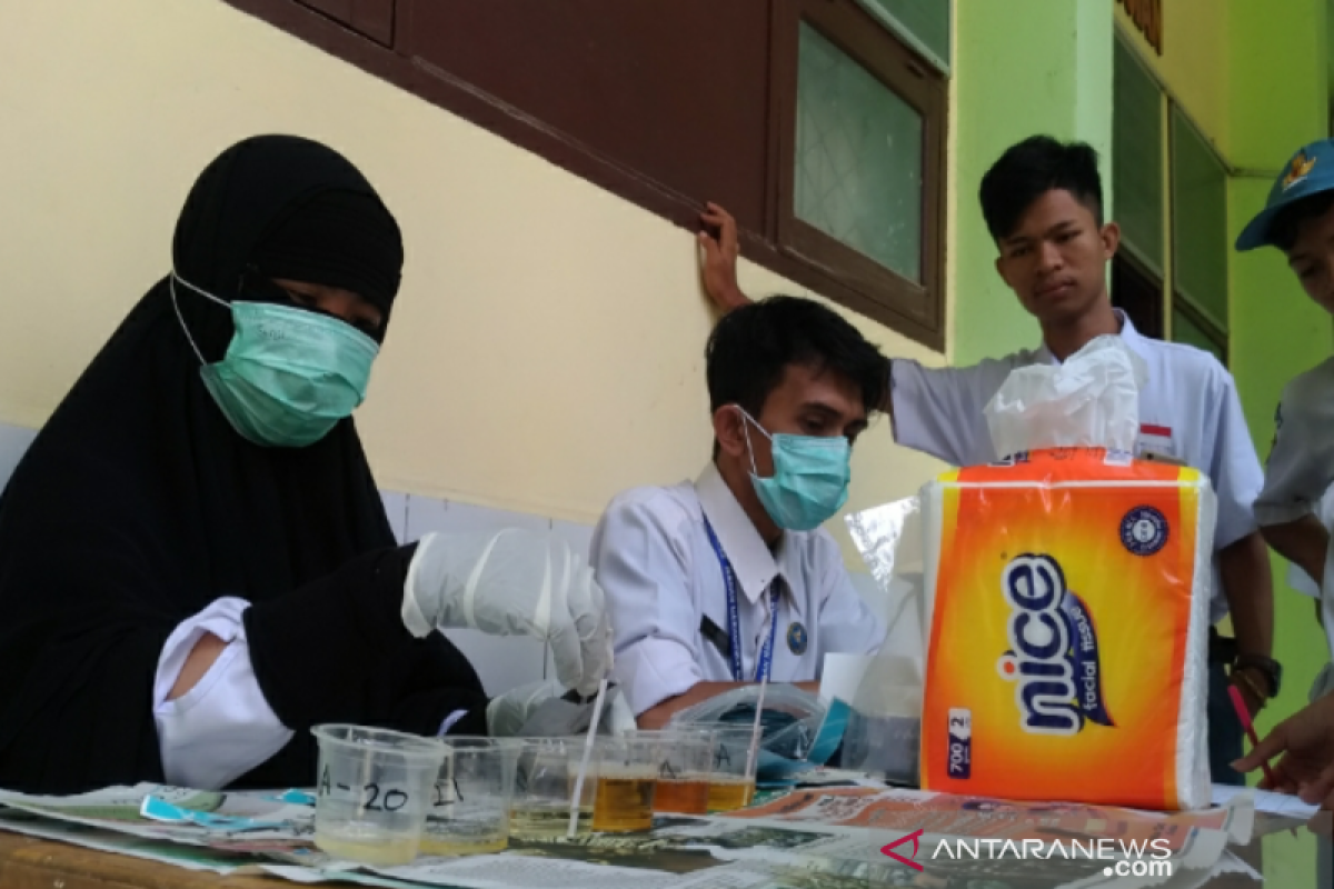 BNN Sultra tes urine siswa SMAS Satria Kendari