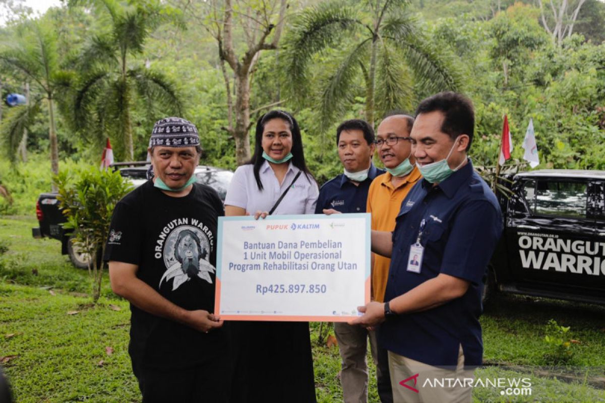 Pupuk Indonesia bantu program rehabilitasi orangutan