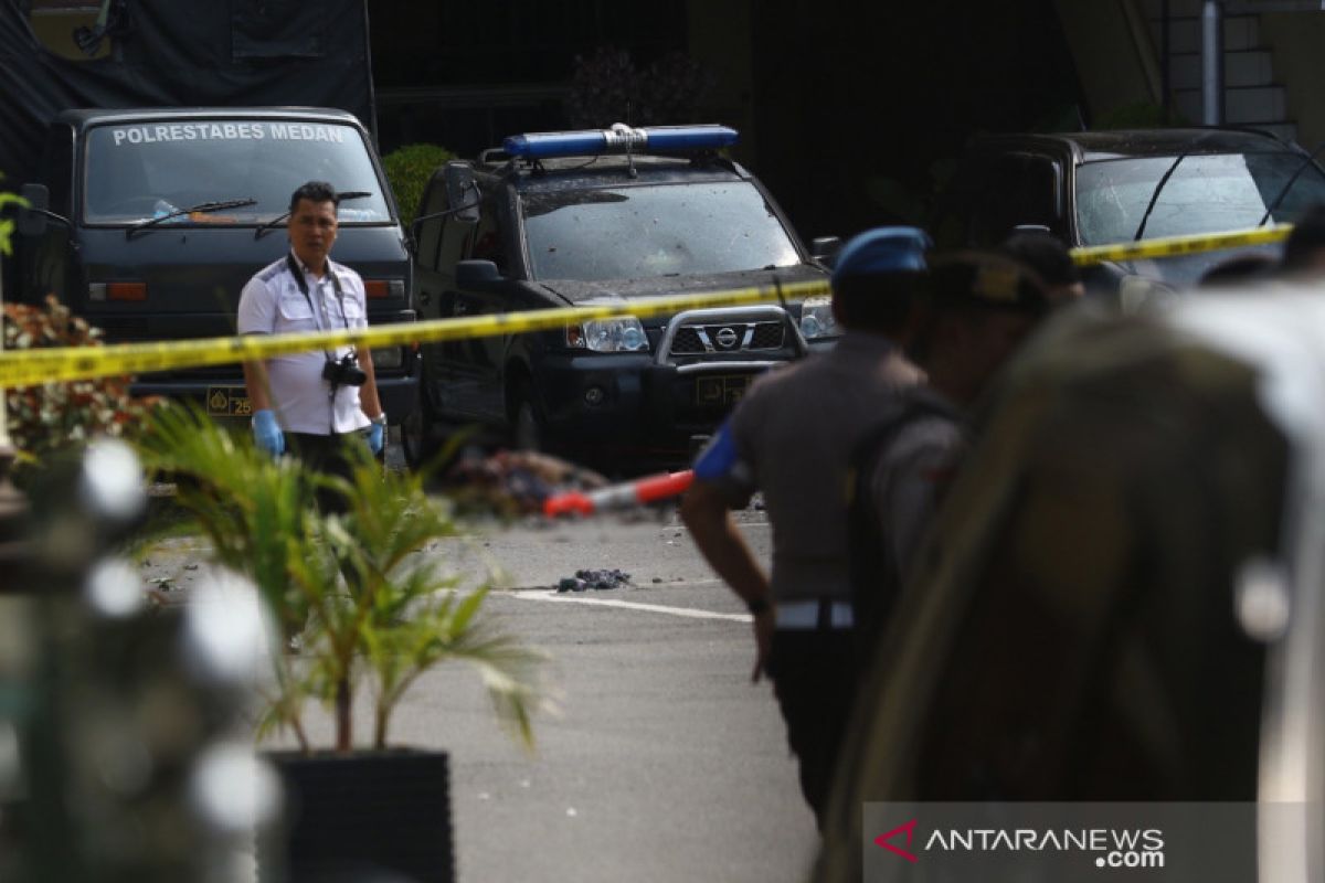 Aksi bom bunuh diri di Polrestabes Medan diduga didalangi ISIS