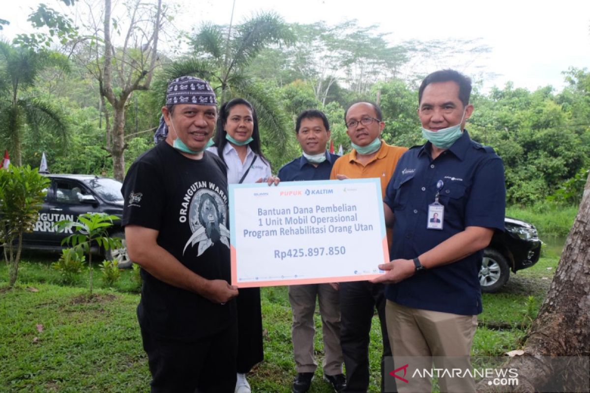 PKT serahkan mobil operasional penyelamatan orangutan ke BOSF