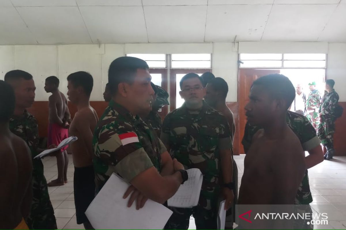 TNI rekrut putra Papua untuk mengisi kodim baru