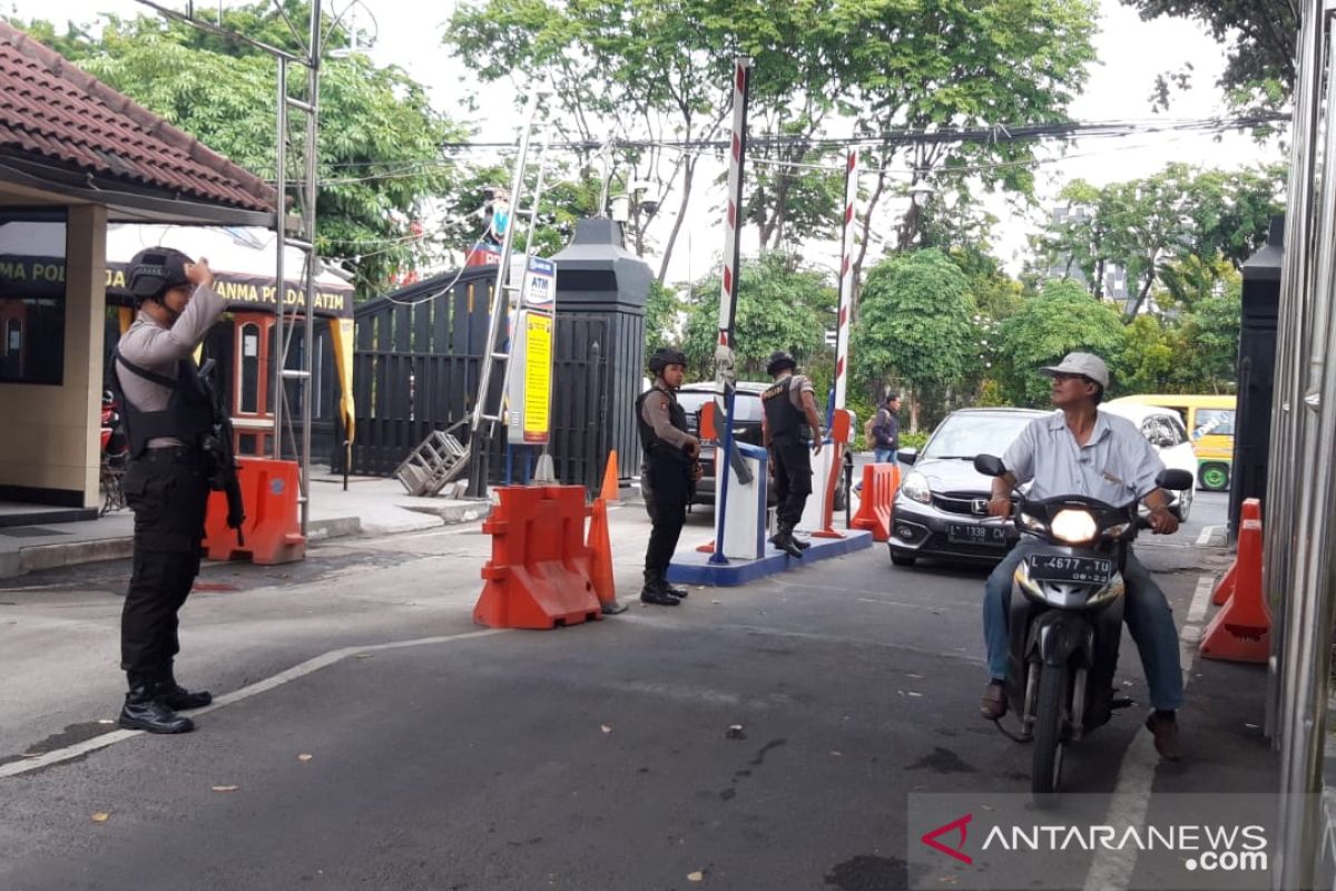 Bom di Polrestabes Medan, Polda Jatim larang ojek daring masuk